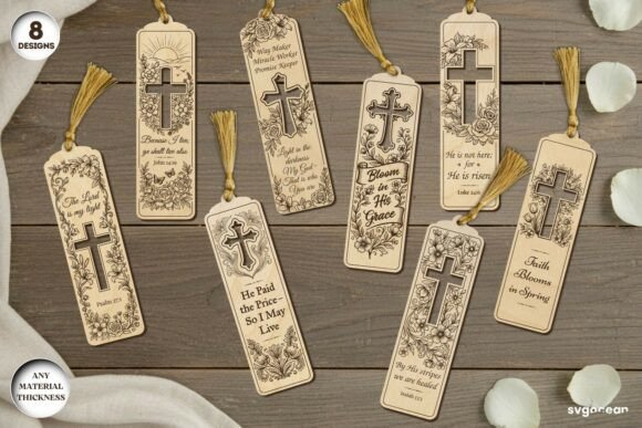 Christian Bookmarks Laser Cut Bundle — Crafts