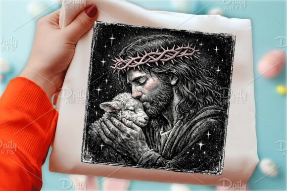 Christian Easter Shirt PNG: A Festive Graphic Design Asset