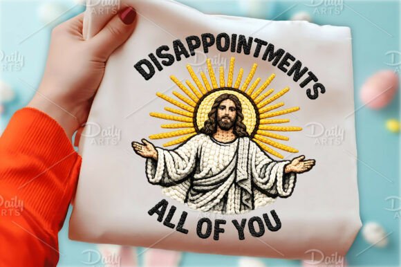Faux Crochet Jesus PNG