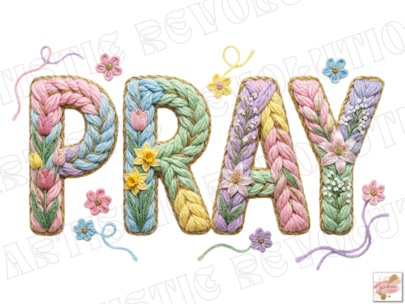 Faux Yarn Pray Png Illustrations