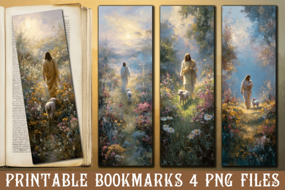 Good Shepherd Jesus Lamb Bookmark