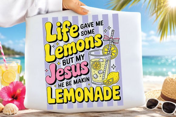 Preppy Lemon Lemonade Christian Faith Illustrations